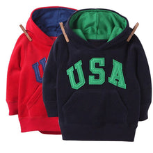 Kids Baby Boys Letter Printrd Hoodies Hooded Chunky Sweatshirt S Coat 2-6Y SM6