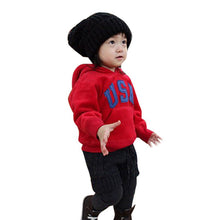 Kids Baby Boys Letter Printrd Hoodies Hooded Chunky Sweatshirt S Coat 2-6Y SM6