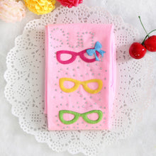 Kids Girls Eyeglasses Pattern Tights Stretch Pantyhose Baby Stockings 2-7Y SM6