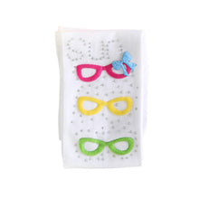 Kids Girls Eyeglasses Pattern Tights Stretch Pantyhose Baby Stockings 2-7Y SM6