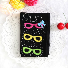 Kids Girls Eyeglasses Pattern Tights Stretch Pantyhose Baby Stockings 2-7Y SM6