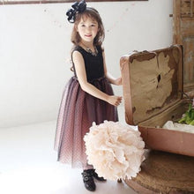 Kids Girls Tulle Dancing Tutu Dress Sequins Fancy Vest Puffy Dresses SM6
