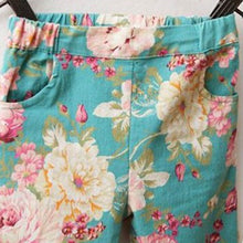 Kids Leggings For Girls New Girl Floral Skinny Pencil Pants Children Pants 100% Cotton SM6