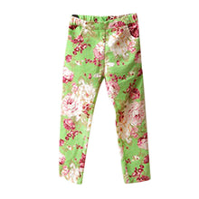 Kids Leggings For Girls New Girl Floral Skinny Pencil Pants Children Pants 100% Cotton SM6