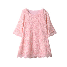 Kids Sweet Girls Baby Dress Clothing Girl Floral Flower Lace Party Dresses Children Clothes SM6