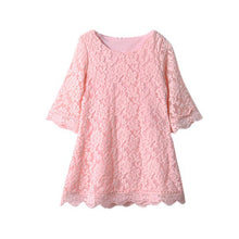 Kids Sweet Girls Baby Dress Clothing Girl Floral Flower Lace Party Dresses Children Clothes SM6