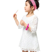 Kids Sweet Girls Baby Dress Clothing Girl Floral Flower Lace Party Dresses Children Clothes SM6