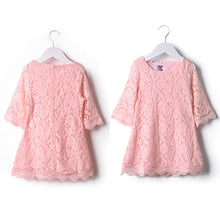 Kids Sweet Girls Baby Dress Clothing Girl Floral Flower Lace Party Dresses Children Clothes SM6