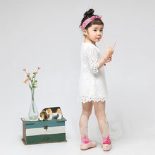 Kids Sweet Girls Baby Dress Clothing Girl Floral Flower Lace Party Dresses Children Clothes SM6