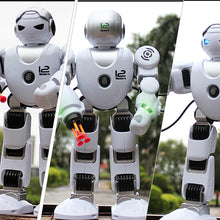 LE NENG TOYS K1 Intelligent Programmable Humaniod 24G Remote Control Robot with Shoot Music Dance Arm-swing Function SM6