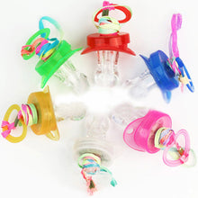 LED Flashing Baby Chupeta Pacifier Whistle Party Supplies Funny Toy Survival Tool Flash Glow Sticks Bar SM6