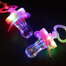 LED Flashing Baby Chupeta Pacifier Whistle Party Supplies Funny Toy Survival Tool Flash Glow Sticks Bar SM6