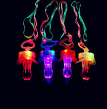LED Flashing Baby Chupeta Pacifier Whistle Party Supplies Funny Toy Survival Tool Flash Glow Sticks Bar SM6