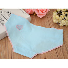 Ladies Cute Heart Shaped Panties Lovely Sexy Hollow Out Pink Underwear Women Low Waist Panties Cotton Briefs PY3 SM6
