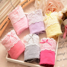 Ladies Women's Multi-color Bowknot Briefs Lace Panties Knickers Soft Underpants LY5 SM6