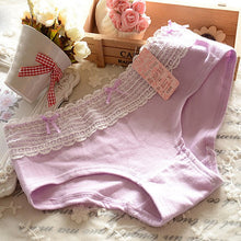 Ladies Women's Multi-color Bowknot Briefs Lace Panties Knickers Soft Underpants LY5 SM6