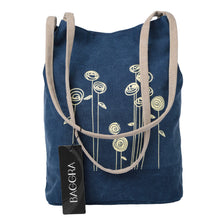 Lady Reusable Shoulder Bag Women Hasp Foldable Canvas Shopping Bag Floral Printing Tote Fresh Eco Large Capacity Folding Handbag SM6