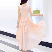 Large Size Women Clothing Casual Beach Dress Irregular Solid Long Party Maxi Dresses SM6