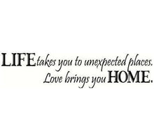 "Life Takes You To Unexpected " Vinyl Wall Decal Window Stickers Home Decor SM6