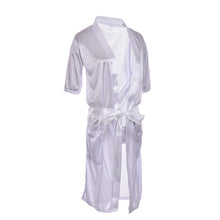 Long Red White Black Sexy SILK Kimono Dressing Gown Bath Robe Babydoll Lingerie Nightdress  SM6