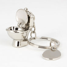 Lovely s Mini Toilet Key Ring Chain Classic 3D Keychain Bathroom Cute Creative Gift trinket  SM6