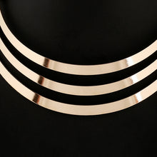 Luxury Choker Collar Necklace Party Necklace S Gold Silver Colors Women Multilayer Statement Punk Necklace Chain SM6