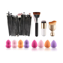 Makeup Brushes Set Puff Eye Shadow Foundation Eyeliner Eyebrow Sponge Blush Tools Cosmetics Kits Beauty Pincel Maquiagem SM6