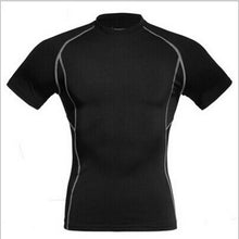 Men Compression Skin Under Base Layer Tops Tight Short Sleeve Jersey T-Shirt SM6