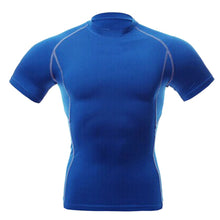 Men Compression Skin Under Base Layer Tops Tight Short Sleeve Jersey T-Shirt SM6