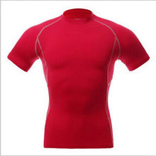 Men Compression Skin Under Base Layer Tops Tight Short Sleeve Jersey T-Shirt SM6