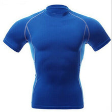 Men Compression Skin Under Base Layer Tops Tight Short Sleeve Jersey T-Shirt SM6