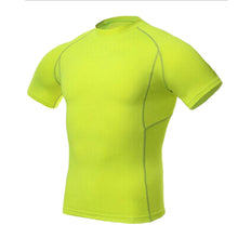 Men Compression Skin Under Base Layer Tops Tight Short Sleeve Jersey T-Shirt SM6