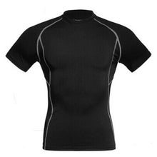 Men Compression Skin Under Base Layer Tops Tight Short Sleeve Jersey T-Shirt SM6
