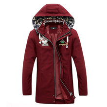 Men Jackets Men Outwears Slim Fits Men's Coats Warm Hooded SM6ack Navy SM6ue Men Outwears SM6