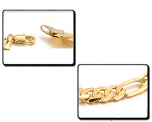 Men Jewelry Trendy 18K   Gold Plated 22 CM Thick Cuban Link Chain Bracelets Stamp Bracelet SM6