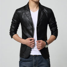 Men Leather Jackets Men's Jacket Outwear Men's Coats PU Jacket De Couro Coat Plus Size SM6