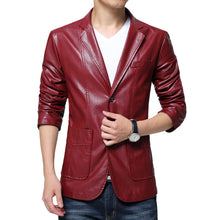 Men Leather Jackets Men's Jacket Outwear Men's Coats PU Jacket De Couro Coat Plus Size SM6