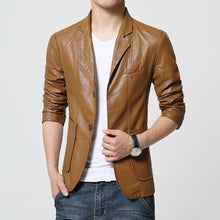 Men Leather Jackets Men's Jacket Outwear Men's Coats PU Jacket De Couro Coat Plus Size SM6