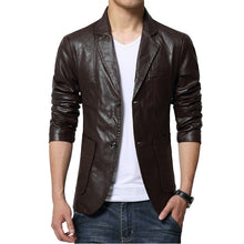 Men Leather Jackets Men's Jacket Outwear Men's Coats PU Jacket De Couro Coat Plus Size SM6