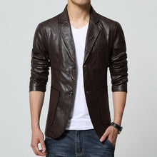 Men Leather Jackets Men's Jacket Outwear Men's Coats PU Jacket De Couro Coat Plus Size SM6