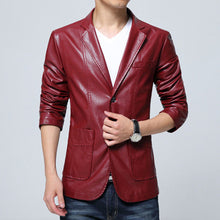 Men Leather Jackets Men's Jacket Outwear Men's Coats PU Jacket De Couro Coat Plus Size SM6