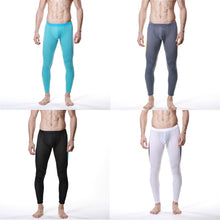 Men Modal Long Johns Mesh Thermal Pants Elastic Trousers Thermal Underwear Leggings M-XL SM6