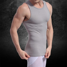 Men Muscle Fitted Body Shaper Boy Tight Stretch Vest Shirt Shapewear Casual Slimming Underwear  SM6