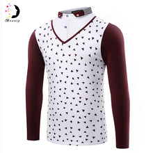 Men Polos Shirts Polos Men Casual Dress Polo Shirts Slim Long Sleeve Men Camisa Masculina SM6