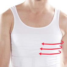 Men Shaper Vest Body Slimming Tummy Belly Waist Girdle Shirt Shapewear Underwear SM6
