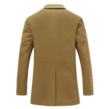 Men Wool SM6ends Turn-down Collar Jackets Windproof Men Slim Fits Overcoats Plus Size Casual Men Coats Quality SM6