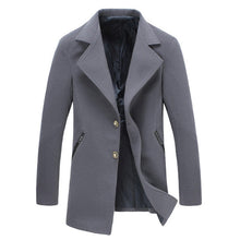 Men Wool SM6ends Turn-down Collar Jackets Windproof Men Slim Fits Overcoats Plus Size Casual Men Coats Quality SM6