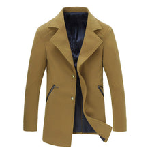 Men Wool SM6ends Turn-down Collar Jackets Windproof Men Slim Fits Overcoats Plus Size Casual Men Coats Quality SM6