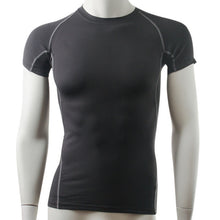 Men's Short Sleeve Compression S T-shirts Tees Base Layer Casual Tight Tops SM6