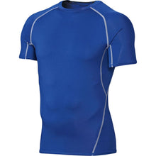 Men's Short Sleeve Compression S T-shirts Tees Base Layer Casual Tight Tops SM6